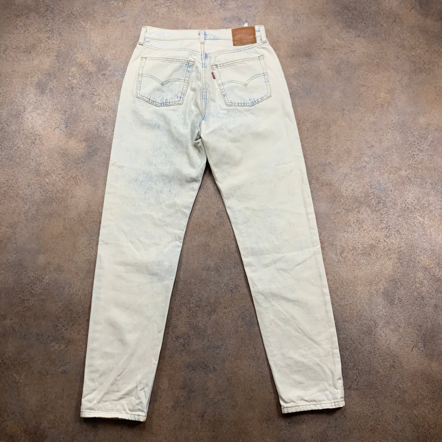LEVI'S 501 Jeans W27 L31 Mens Regular Fit Tapered Blue