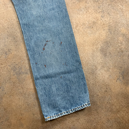 LEVI'S 501 Jeans W32 L30 Mens Regular Fit Straight Blue