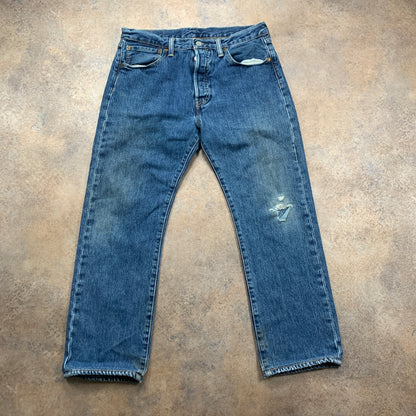 LEVI'S 501 Jeans W32 L27 Mens Regular Fit Straight Blue