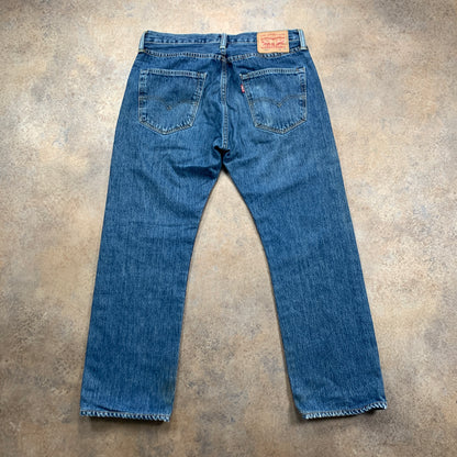 LEVI'S 501 Jeans W32 L27 Mens Regular Fit Straight Blue
