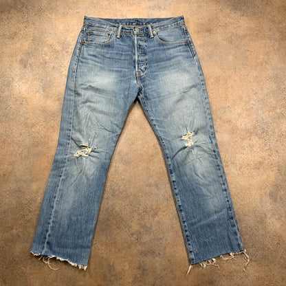 LEVI'S 501 Jeans W32 L28 Mens Regular Fit Straight Blue