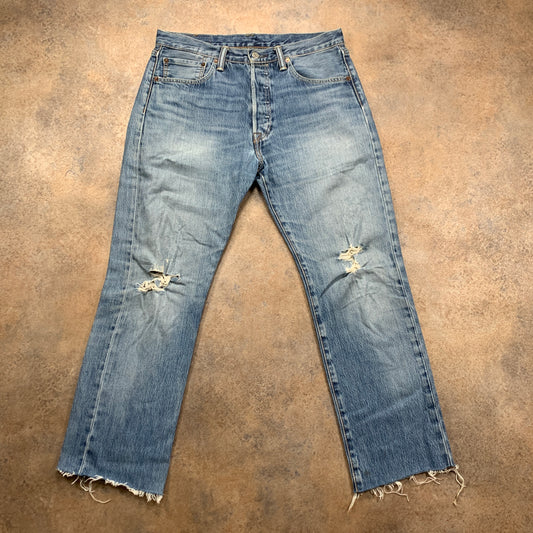 LEVI'S 501 Jeans W32 L28 Mens Regular Fit Straight Blue