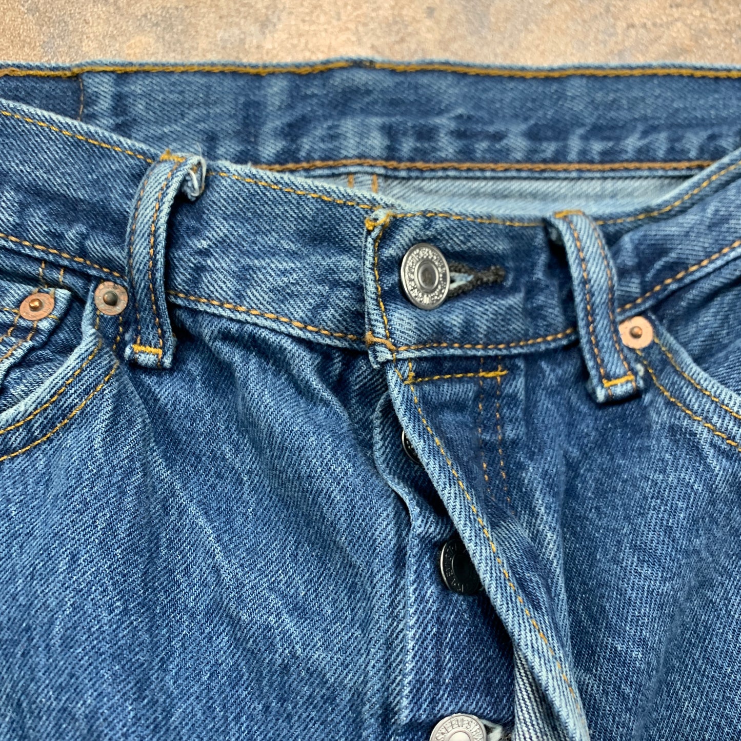 LEVI'S 501 Jeans W31 L26 Mens Regular Fit Straight Blue