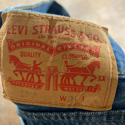 LEVI'S 501 Jeans W31 L26 Mens Regular Fit Straight Blue