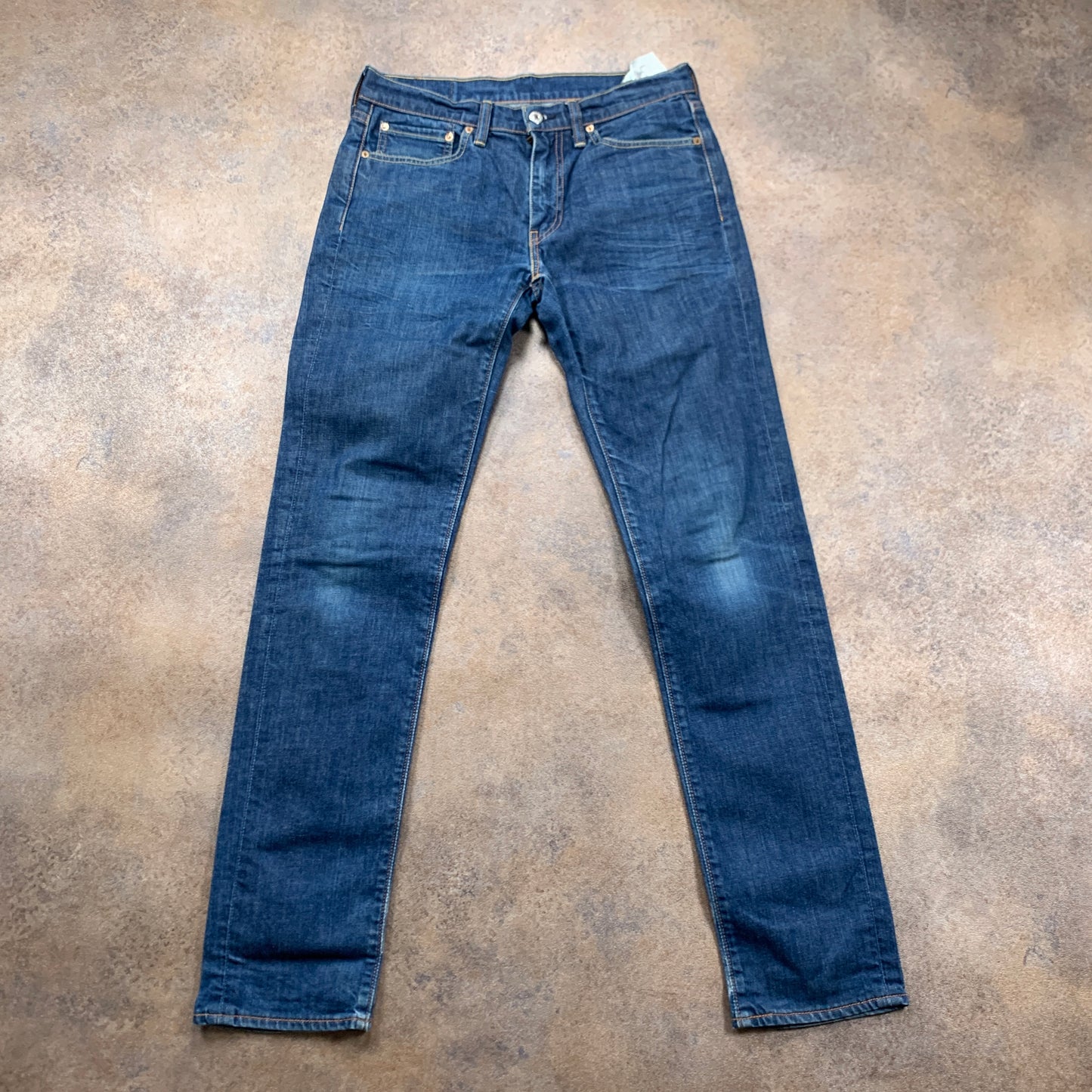 Vintage LEVI'S 519 Jeans W32 L34 Mens Skinny Fit Blue