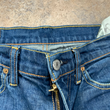 Vintage LEVI'S 519 Jeans W32 L34 Mens Skinny Fit Blue