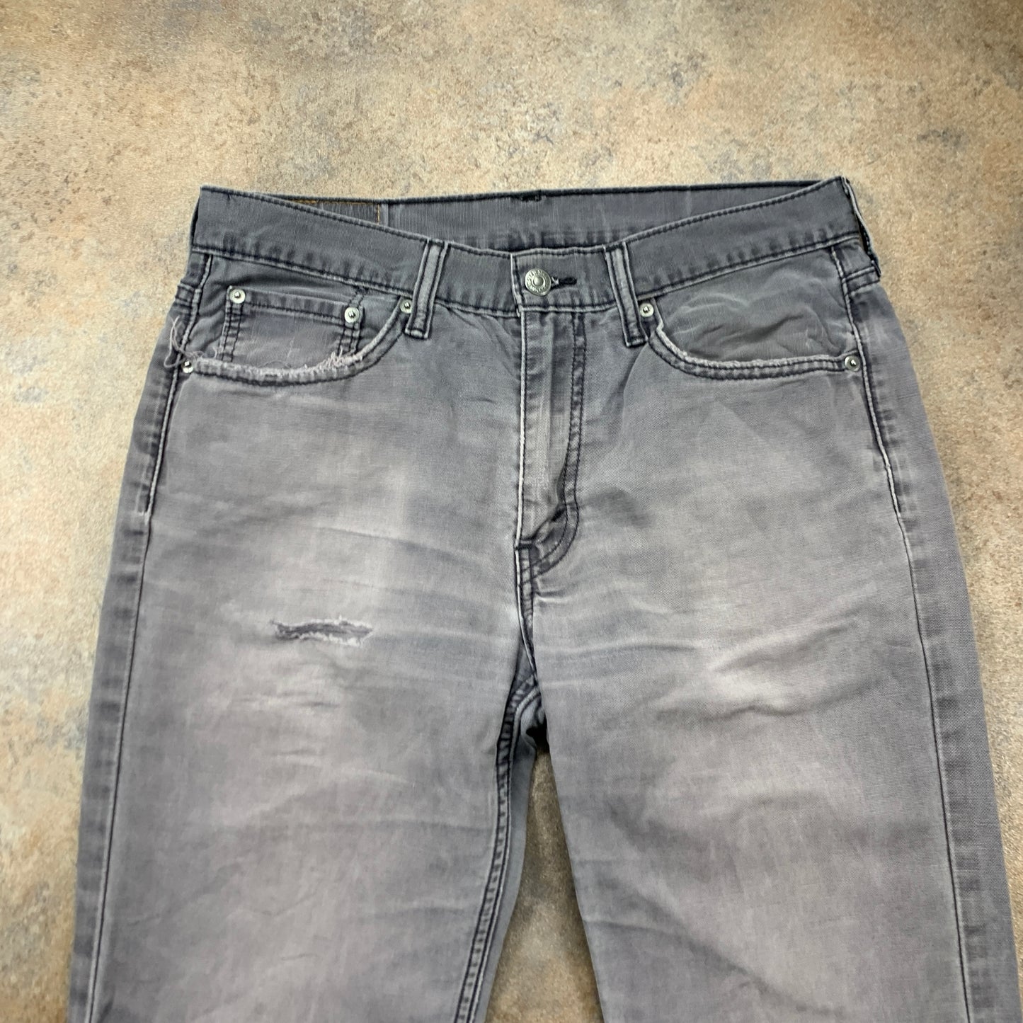 LEVI'S 514 Jeans W32 L32 Mens Regular Fit Straight Grey