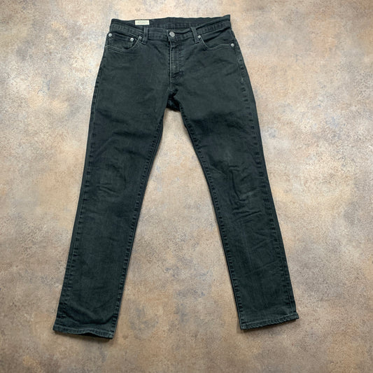 LEVI'S 511 Jeans W30 L29 Mens Slim Fit Dark Green