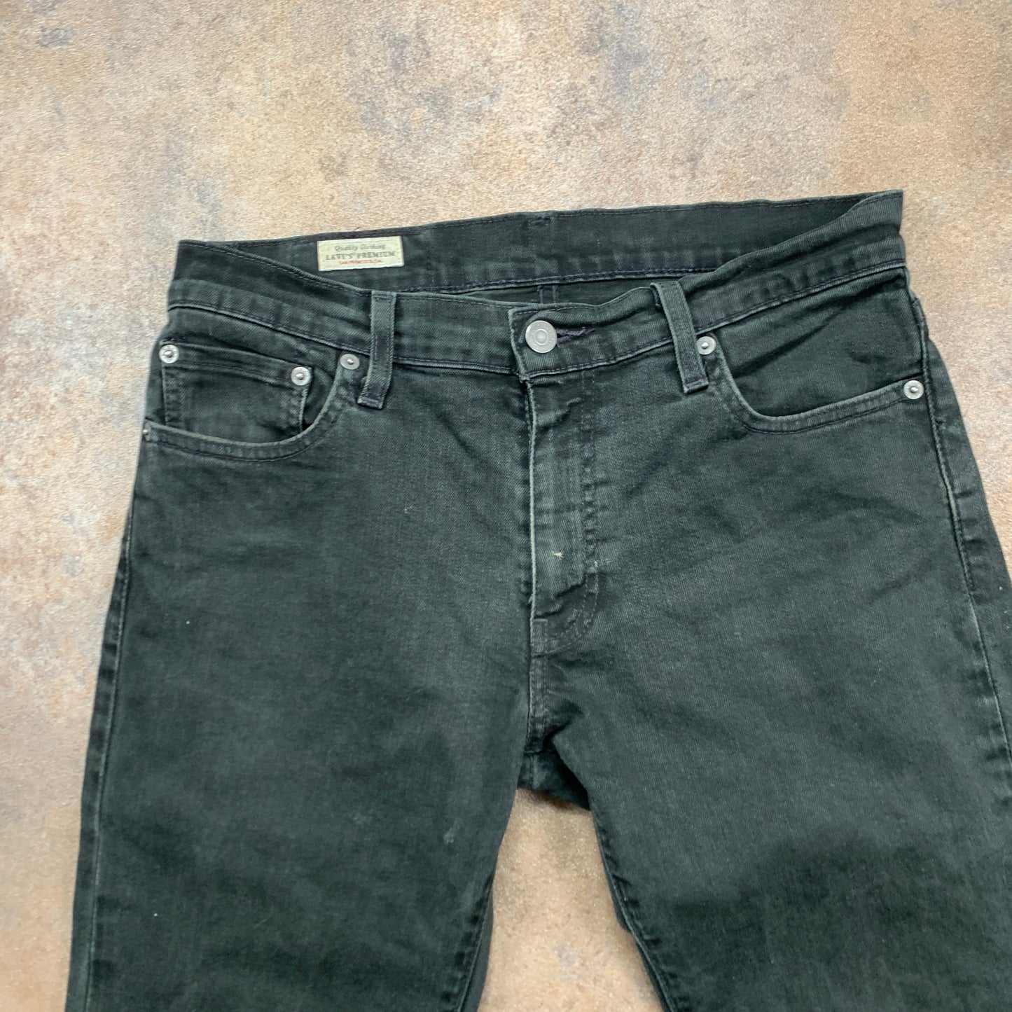 LEVI'S 511 Jeans W30 L29 Mens Slim Fit Dark Green