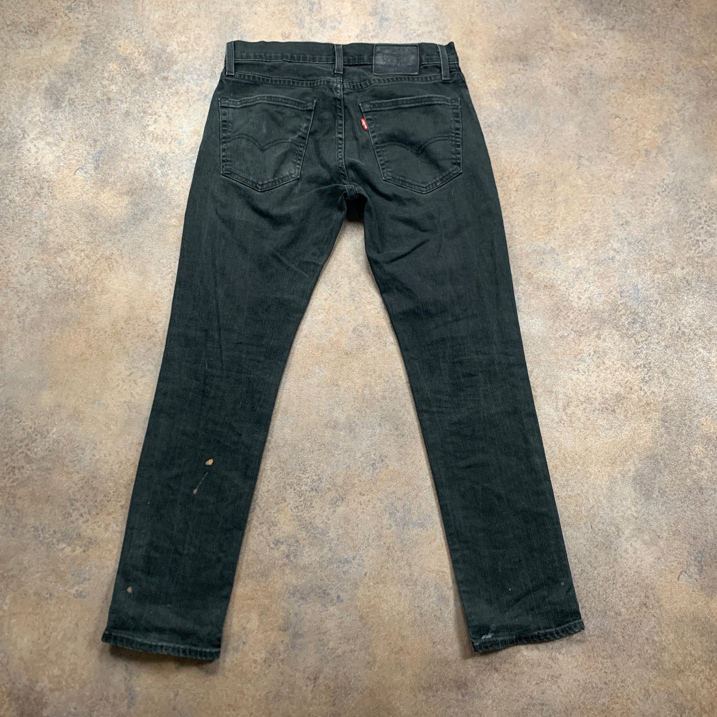 LEVI'S 511 Jeans W30 L29 Mens Slim Fit Dark Green