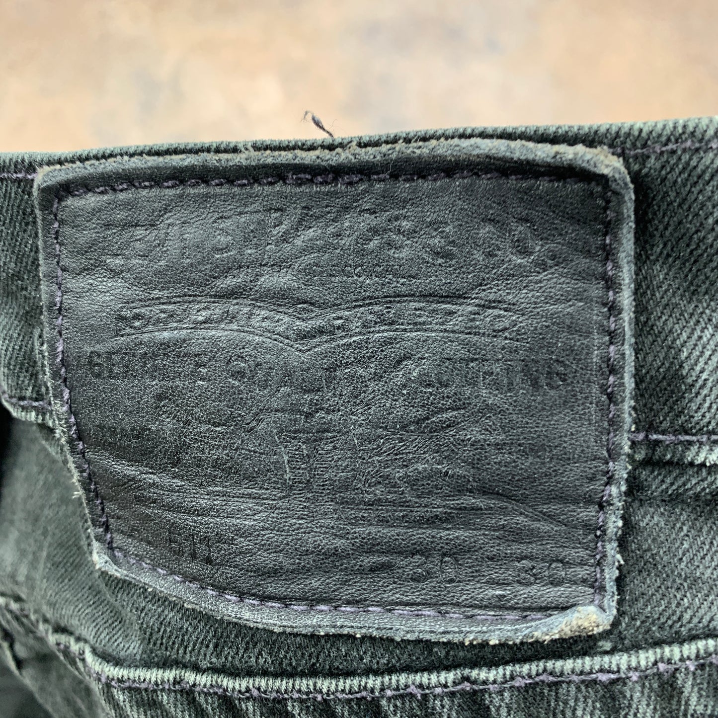 LEVI'S 511 Jeans W30 L29 Mens Slim Fit Dark Green