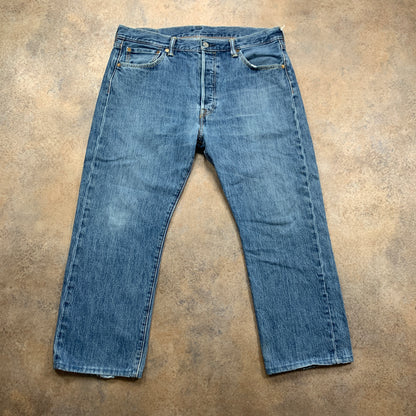 LEVI'S 501 Jeans W36 L25 Mens Regular Fit Straight Blue