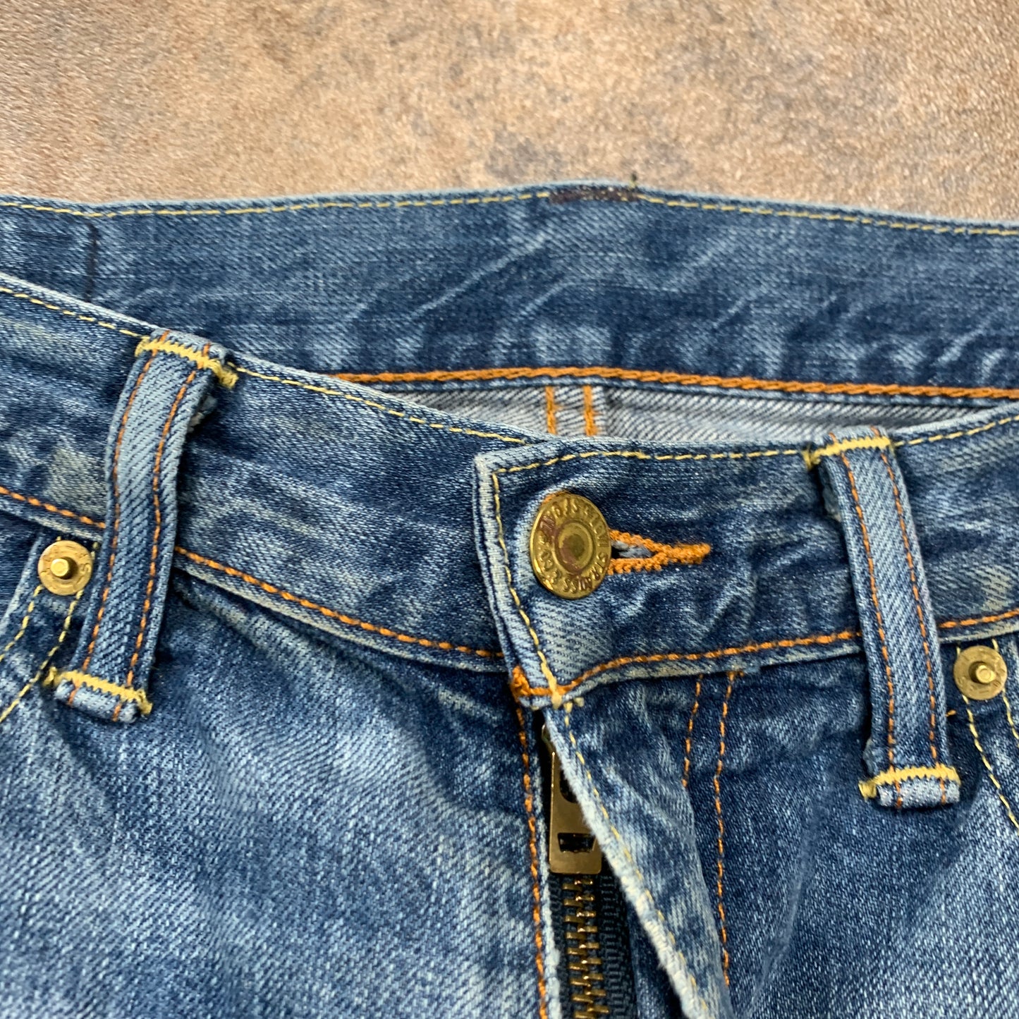 LEVI'S 508 Jeans W32 L32 Mens Slim Fit Straight Blue