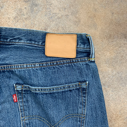 LEVI'S 501 Jeans W36 L25 Mens Regular Fit Straight Blue