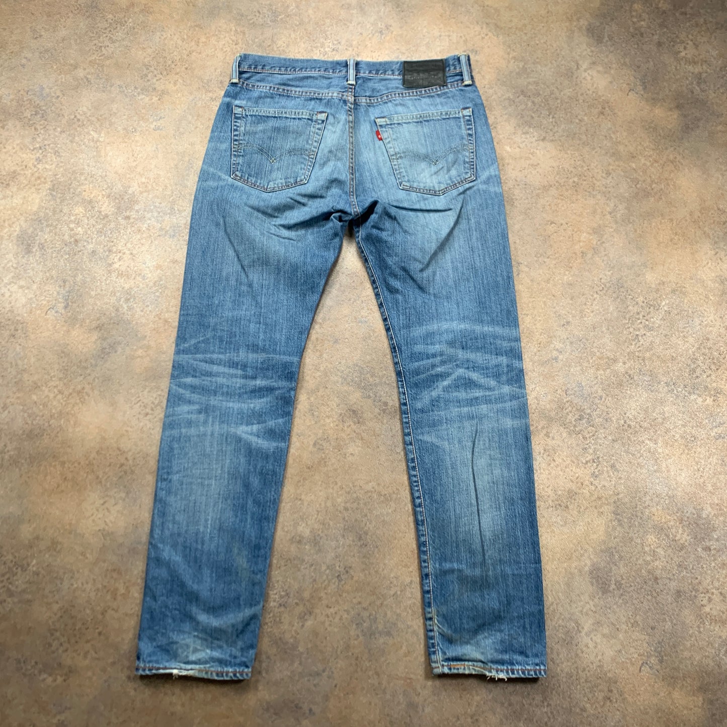 LEVI'S 508 Jeans W32 L32 Mens Slim Fit Straight Blue
