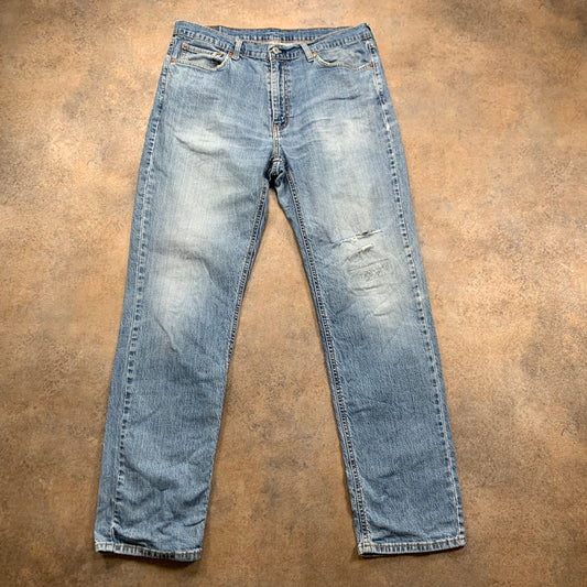 LEVI'S 541 Jeans W36 L33 Mens Slim Fit Tapered Blue