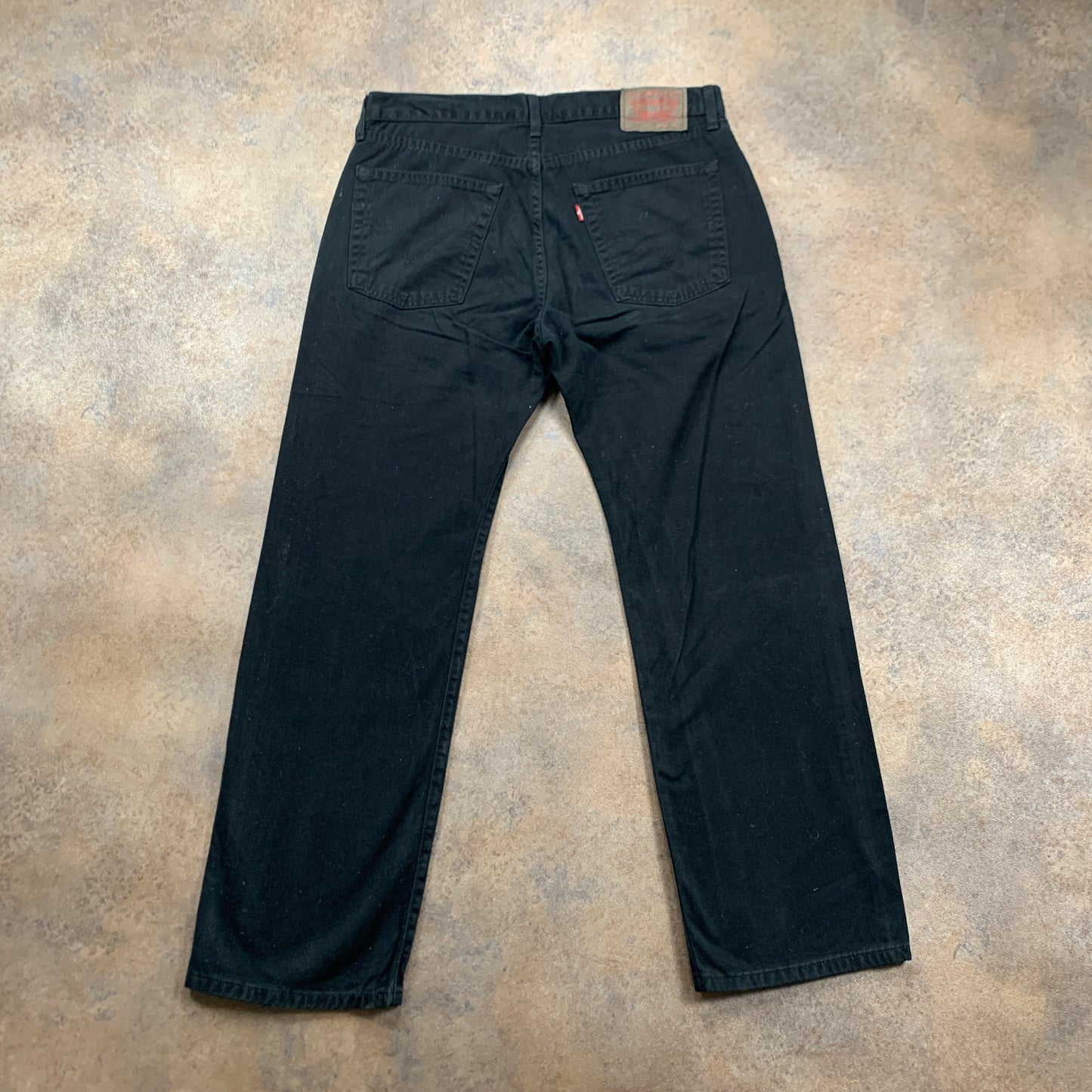 Vintage LEVI'S 582 Jeans W34 L30 Mens Relaxed Fit Straight Black