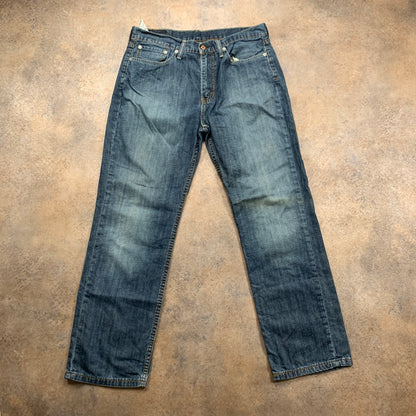 LEVI'S 514 Jeans W33 L29 Mens Regular Fit Straight Blue