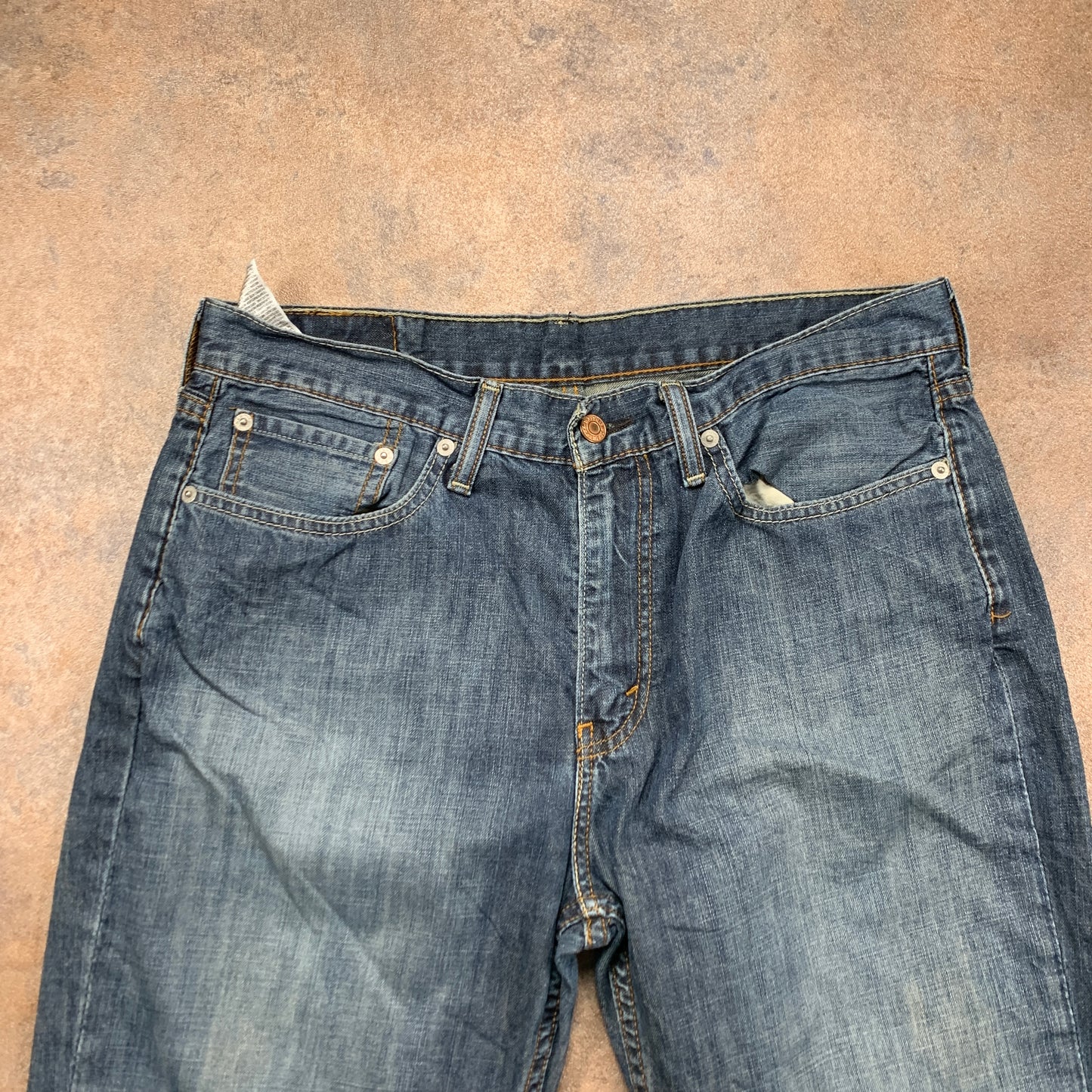 LEVI'S 514 Jeans W33 L29 Mens Regular Fit Straight Blue