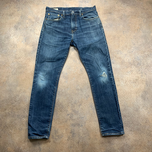 LEVI'S 512 Jeans W33 L30 Mens Slim Fit Tapered Blue