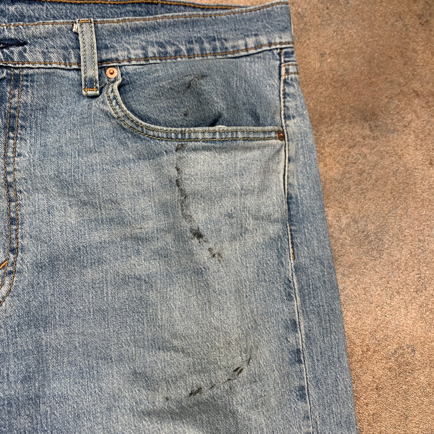 LEVI'S 502 Jeans W38 L33 Mens Slim Fit Tapered Blue