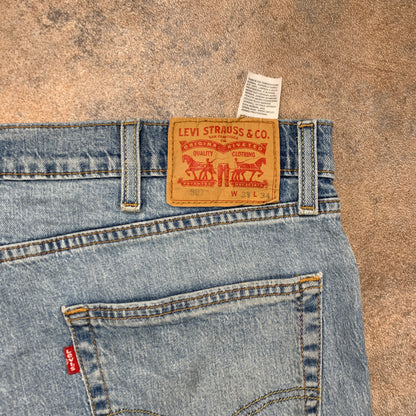 LEVI'S 502 Jeans W38 L33 Mens Slim Fit Tapered Blue