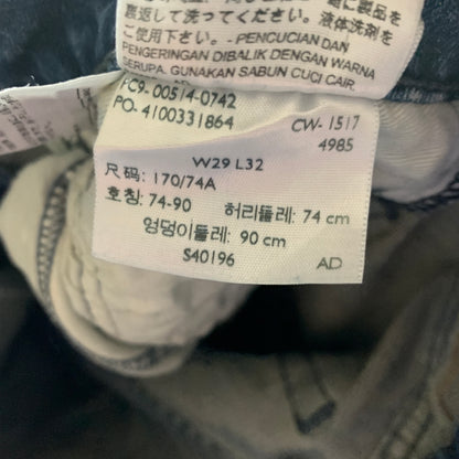 LEVI'S 514 Jeans W29 L32 Mens Regular Fit Straight Blue