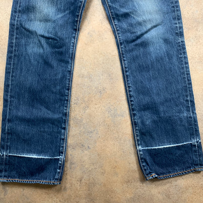 LEVI'S 751 Jeans W34 L32 Mens Regular Fit Straight Blue