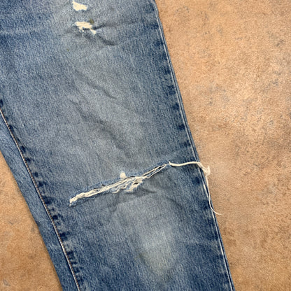 Vintage LEVI'S 751 Jeans W34 L32 Mens Regular Fit Straight Blue