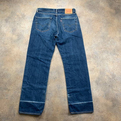 LEVI'S 751 Jeans W34 L32 Mens Regular Fit Straight Blue