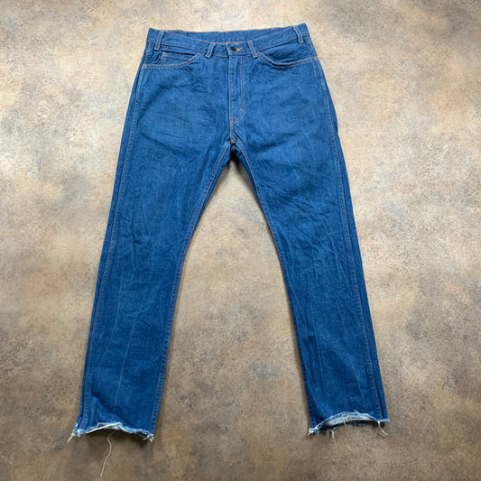 Vintage LEVI'S 505 Jeans W34 L29 Mens Regular Fit Straight Blue