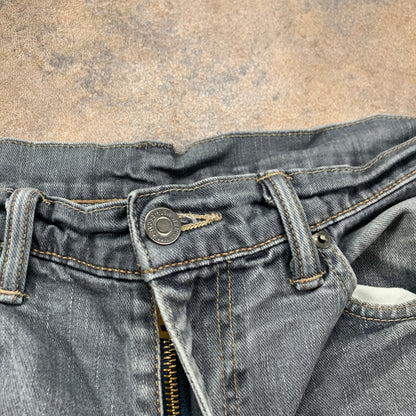 LEVI'S 511 Jeans W36 L30 Mens Slim Fit Grey