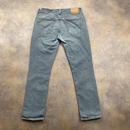 LEVI'S 511 Jeans W36 L30 Mens Slim Fit Grey