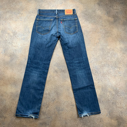 LEVI'S 514 Jeans W30 L32 Mens Regular Fit Straight Blue