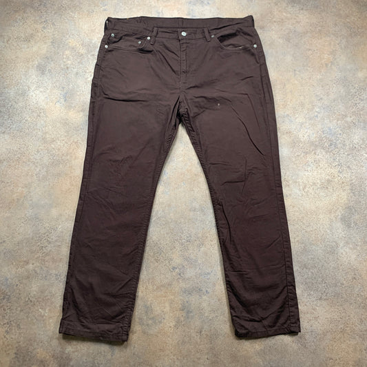 LEVI'S 511 Trousers W40 L30 Mens Slim Fit Brown Chinos
