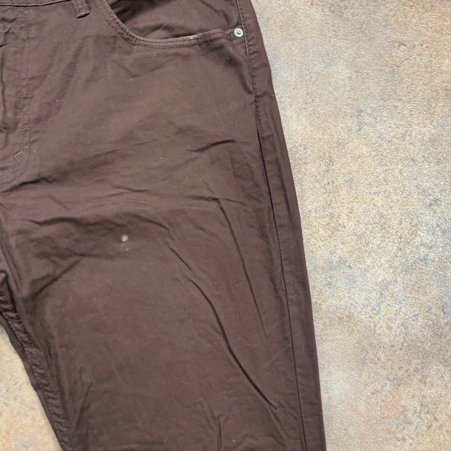 LEVI'S 511 Trousers W40 L30 Mens Slim Fit Brown Chinos