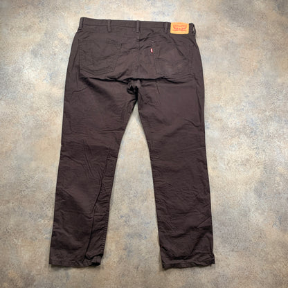 LEVI'S 511 Trousers W40 L30 Mens Slim Fit Brown Chinos