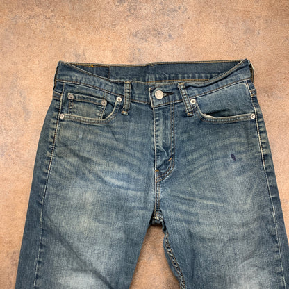 LEVI'S 513 Jeans W29 L29 Mens Slim Fit Blue