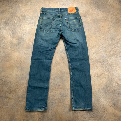 LEVI'S 513 Jeans W29 L29 Mens Slim Fit Blue