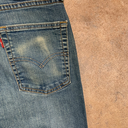 LEVI'S 513 Jeans W29 L29 Mens Slim Fit Blue