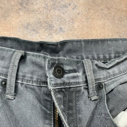 LEVI'S 504 Jeans W34 L30 Mens Regular Fit Straight Grey