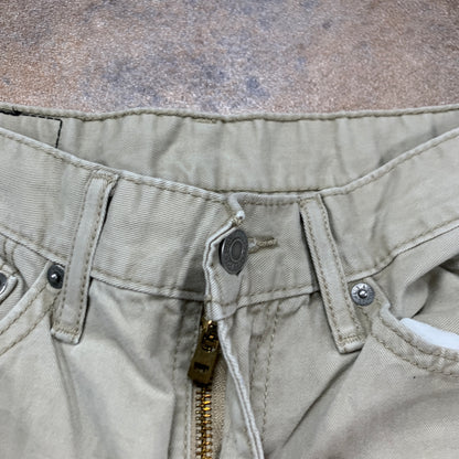 LEVI'S 514 Jeans W29 L31 Mens Regular Fit Straight Beige