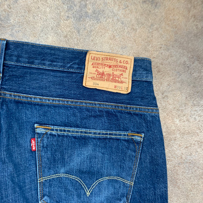 Vintage LEVI'S 504 Jeans W38 L32 Mens Regular Fit Straight Blue