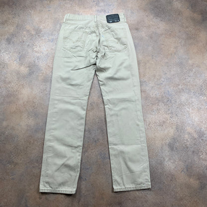 LEVI'S 514 Jeans W29 L31 Mens Regular Fit Straight Beige