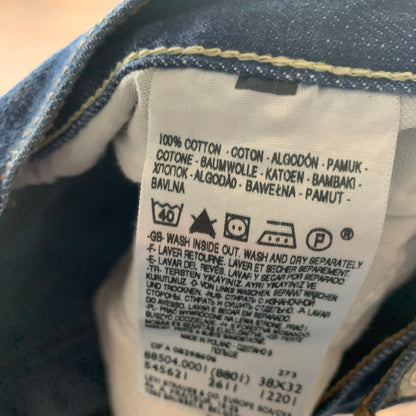 Vintage LEVI'S 504 Jeans W38 L32 Mens Regular Fit Straight Blue