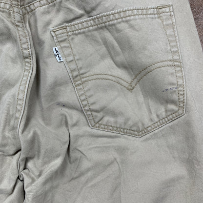 LEVI'S 514 Jeans W29 L31 Mens Regular Fit Straight Beige