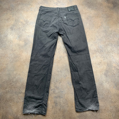 LEVI'S 514 Jeans W34 L34 Mens Regular Fit Straight Grey