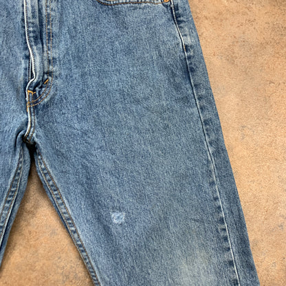 LEVI'S 505 Jeans W36 L32 Mens Regular Fit Straight Blue