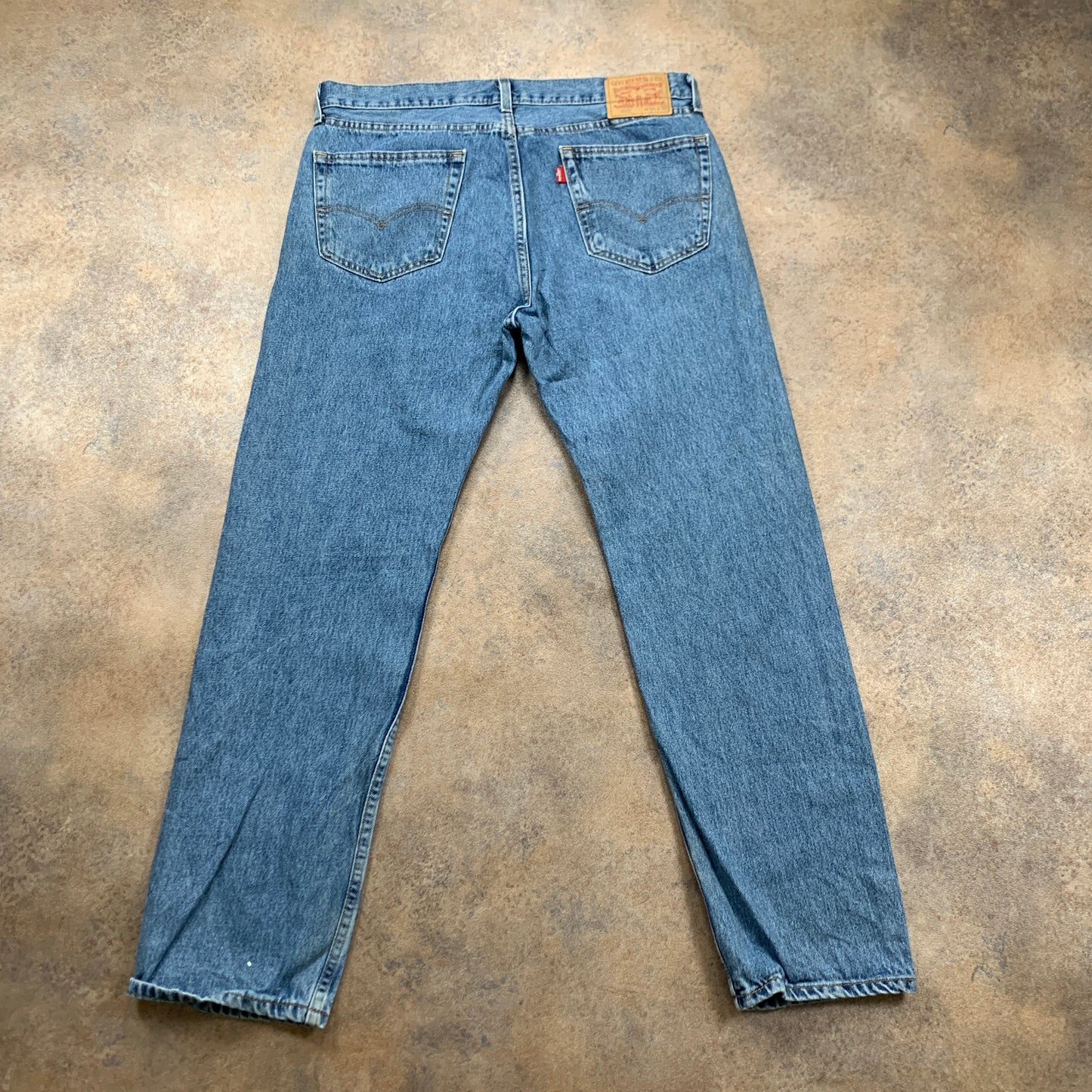 LEVI'S 505 Jeans W36 L32 Mens Regular Fit Straight Blue
