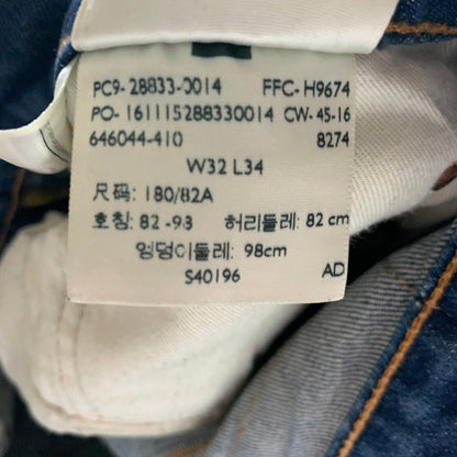 LEVI'S 512 Jeans W32 L32 Mens Slim Fit Tapered Blue